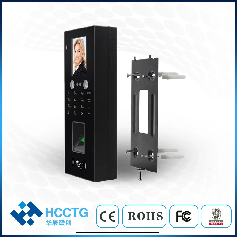 Face & Fingerprint & Rfid Attendance Best Real Time Ip Dual-Camera Face Recognition Door Lock MR-30