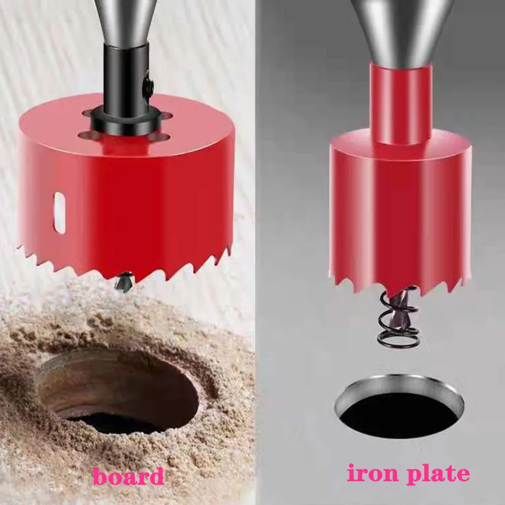 16mm-200mm M42 Drill Bit Hole Saw Drilling Crown For Metal Wood Drills Gypsum Board  Lamp