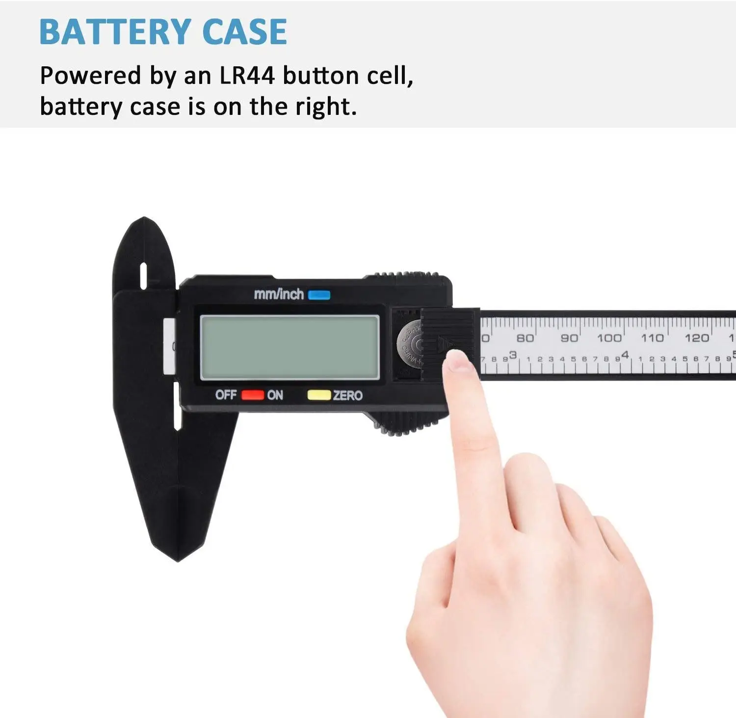 6 inch Carbon Fibe Electronic Vernier Caliper Gauge 100mm Calliper Micrometer LCD Digital Ruler Measuring Tool 150mm 0.1mm