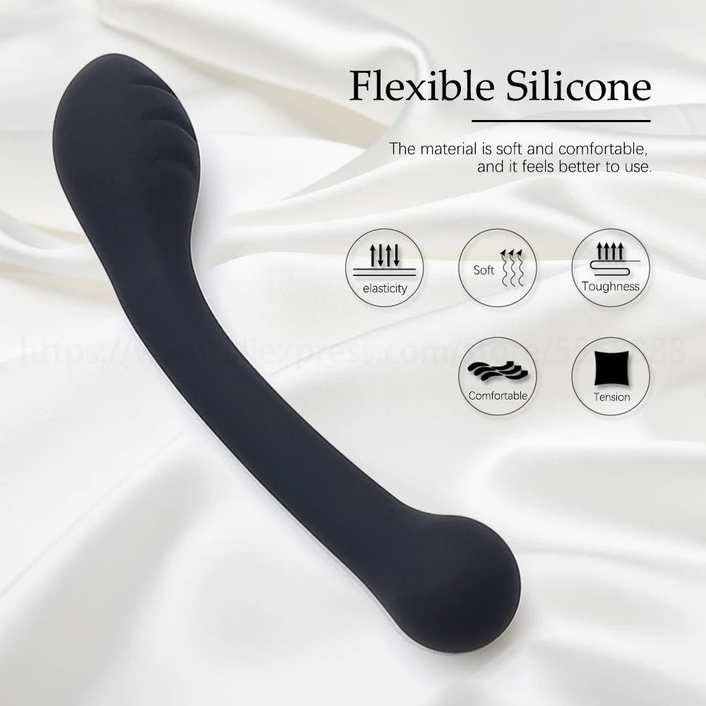 Soft Silicone Anal Beads Balls Handheld Butt Plug Dual Head Stimulation Anus Sex Toy Prostate Massage Female Vagina Masturbator