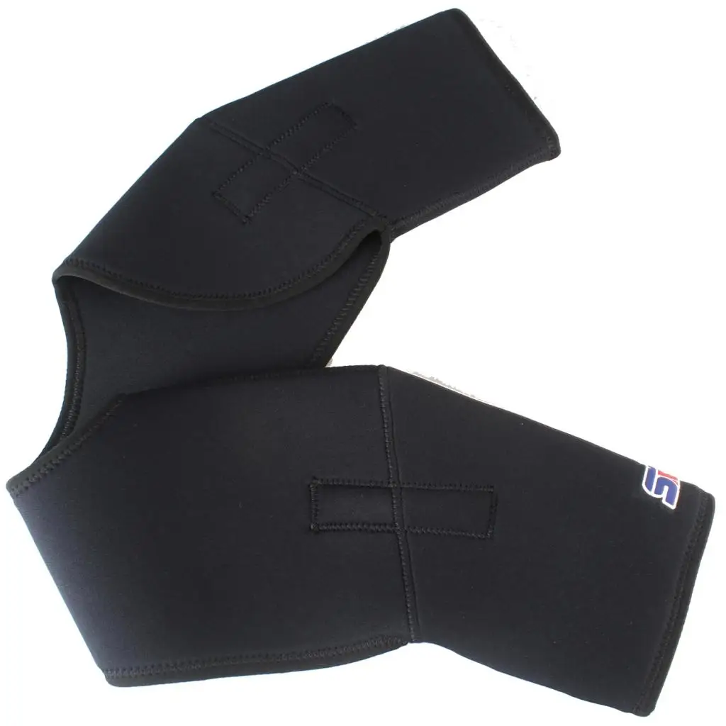 Elastic Shoulder Support Protector Guard Brace Magnetic Sports Strap Wrap for Protecting Double Shoulders