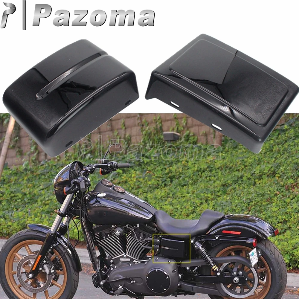 

For Harley Dyna Side Battery Cover Protector Fairing Fits 2006-2017 Low Rider Street Bob Fat Bob Wide Glide Switchback FLD FXDL