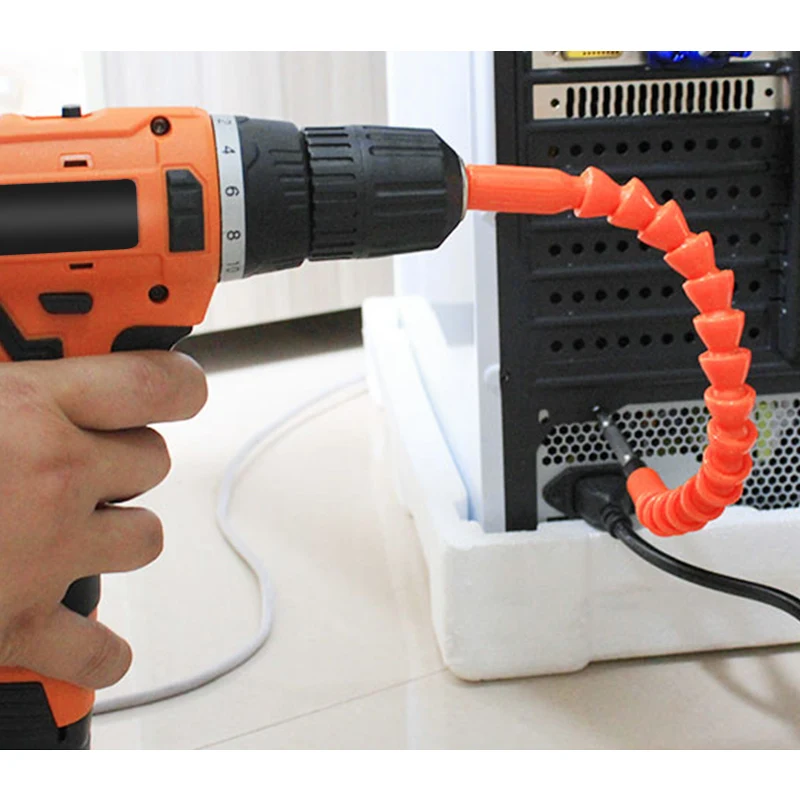 295mm  Screw Shaft Flexible Drill Shaft Electric Drill Extension for the Connection of Screwdriver Head and Electric Drill