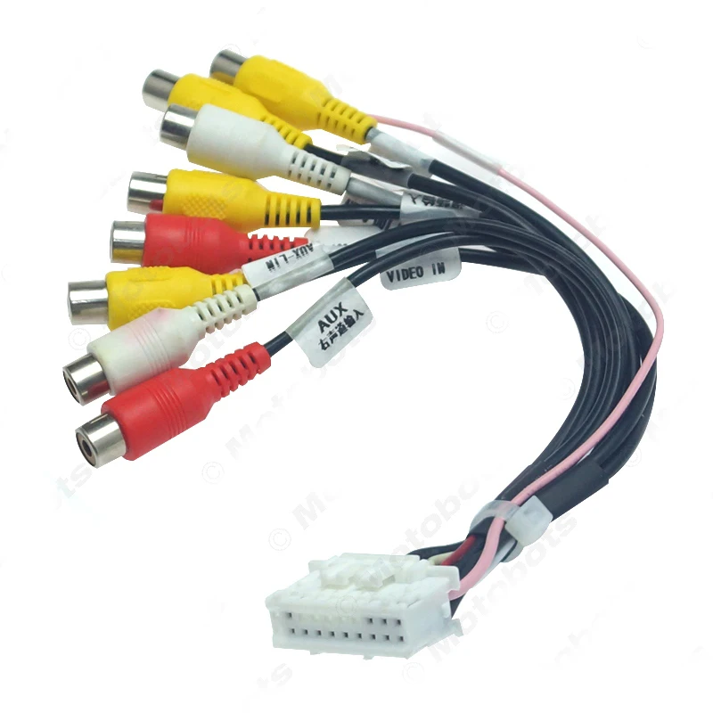 Âm Thanh Xe Ô Tô Điện Đa Năng Cầu Thủ Đầu Vào Ngược Xe Đầu Nối Dây Phụ Kiện GPS HD Đa Phương Tiện BT Đài Phát Thanh