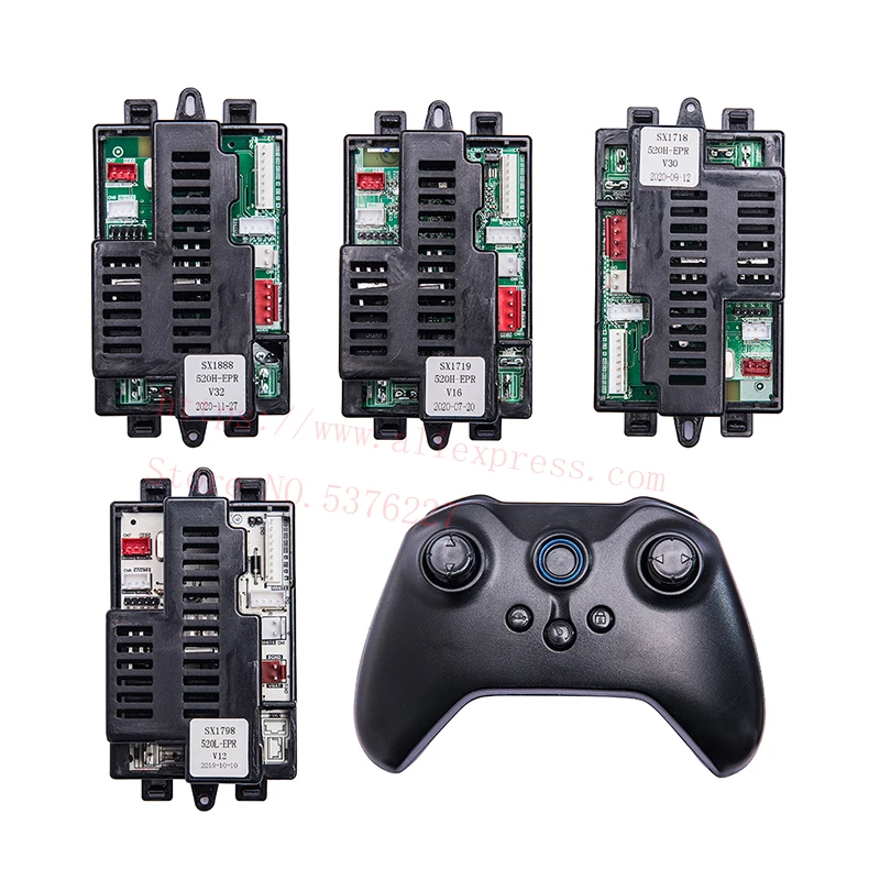 Hollicy hlx sx118 sx1798 sx1718 carro elétrico para crianças 2.4g receptor de controle remoto, controle de partida suave para brinquedos de passeio