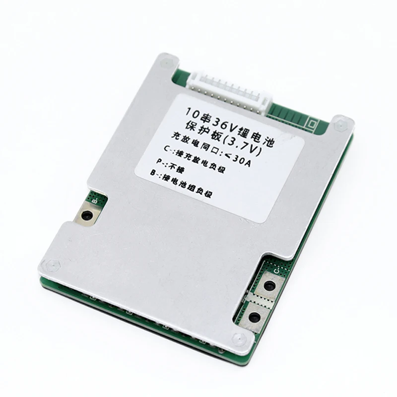 10S 36 فولت 30A بطارية ليثيوم BMS 3.7 فولت نفس ميناء تهمة والتفريغ التوازن PCM ل 36 فولت 15Ah 20-30ah ebike بطارية ليثيوم أيون حزمة