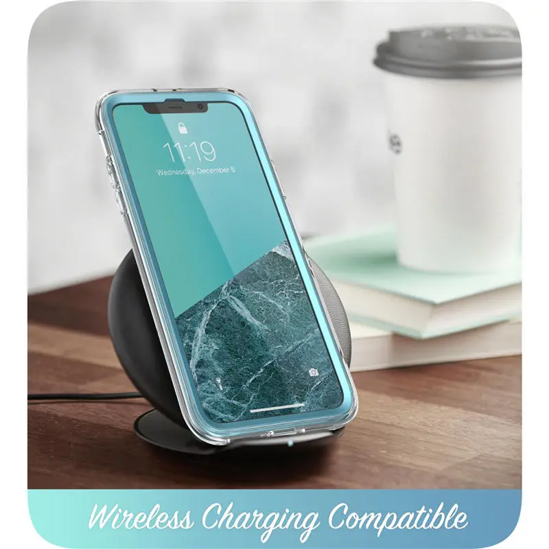 i-Blason For iPhone 11 Case 6.1 inch (2019 Release) Cosmo Full-Body Glitter Marble Bumper Cover with Built-in Screen Protector