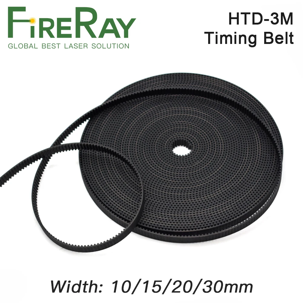 HTD 3M PU Otwarty pasek rozrządu Szerokość 5mm-40mm Transmisyjny synchroniczny pasek 3M do grawerowania laserowego CO2 Pasek silnika maszyny do cięcia