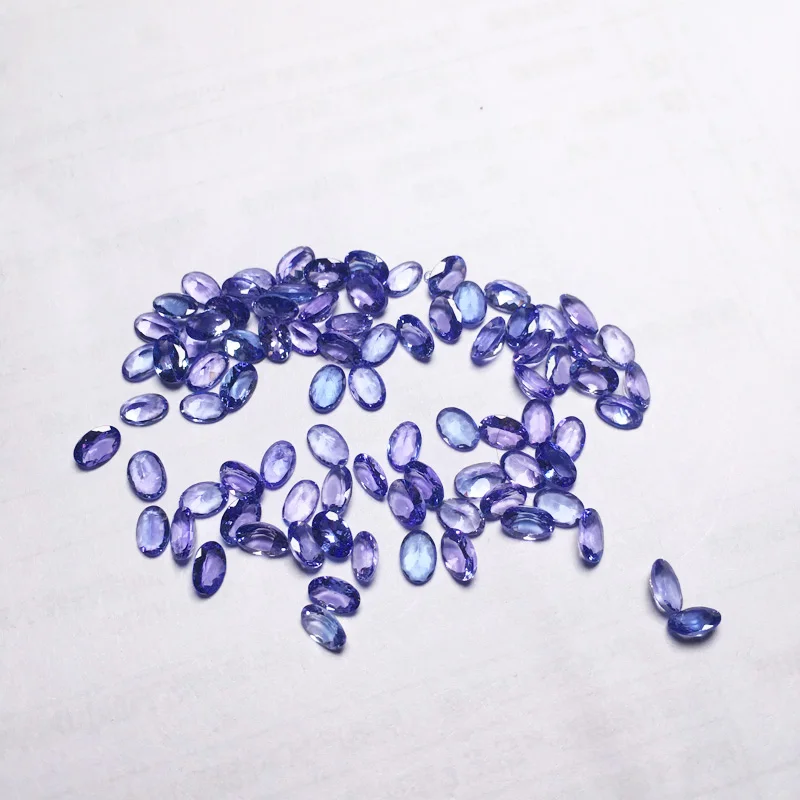 Genuine Natural Tanzanite Loose Gemstone 1PCS Genuine Tanzania origin Diy  Jewelry for Silver Gold Ring Women Party Gift