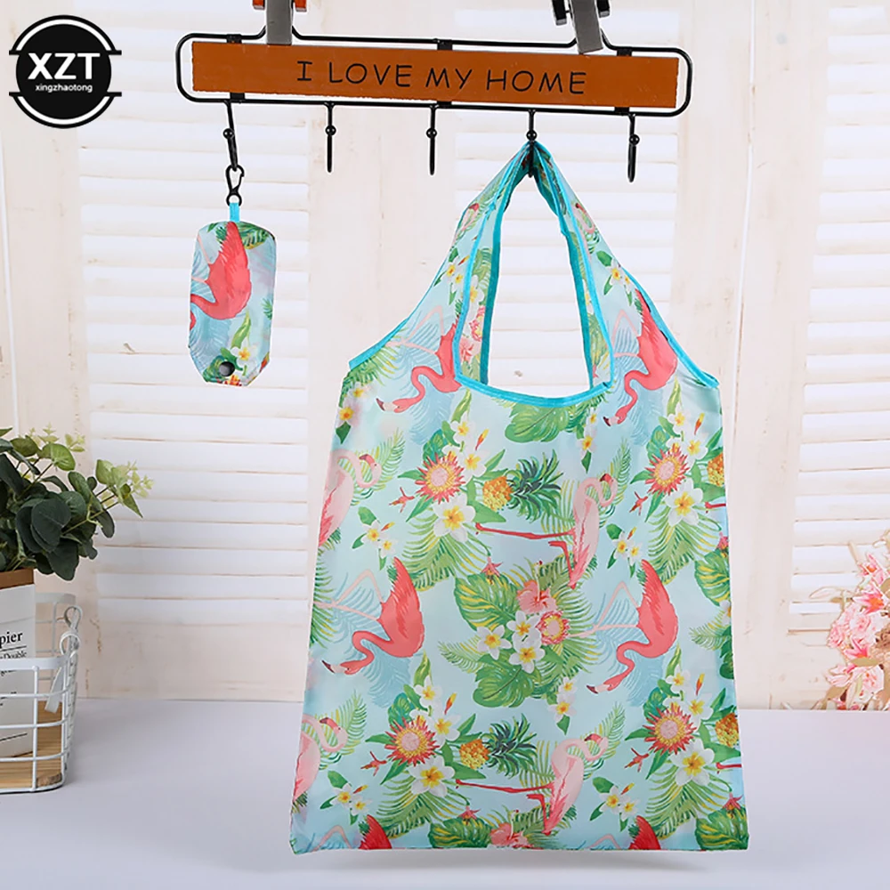 Environmental Foldable  Handy Shopping Bag Reusable Tote Recycle Storage Handbags Home Storage Organization Bag