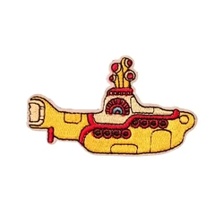 NEW ARRIVAL Beatles Yellow Submarine Embroidered Iron on Patches for Clothes Jacket Sew on Jean Embroidery Patch Rider Custom