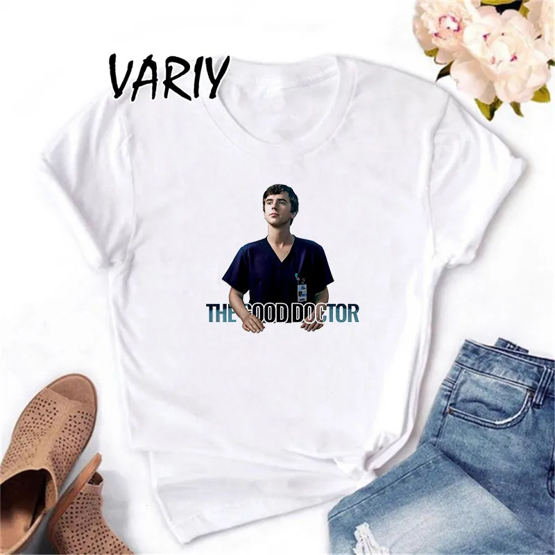 Funny TV The Good Doctor Graphic T Shirts Print Female aesthetic T-Shirt Women Harajuku Streetwear Summer Tops dropshipping