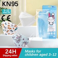 50pcs Cartoon kn95 Mask Kid kn95 Masks 3-13 Years Old Cartoon Masque Boys Girls kn95 Children ffp3 Mask Protective ffp2 Mask