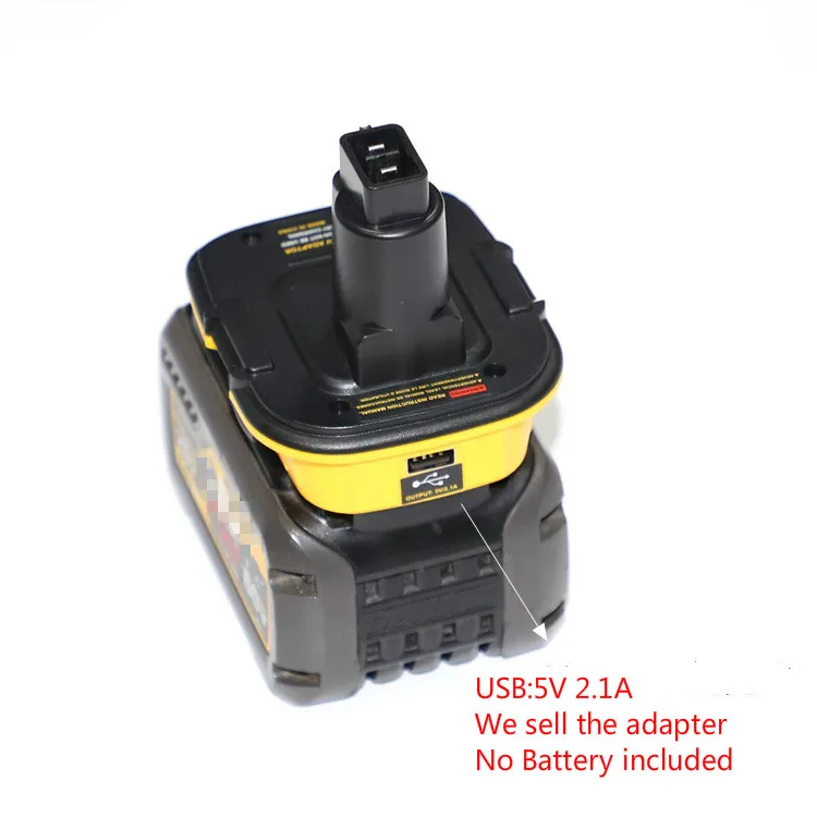 10 Pieces Wholesale Battery Adapter for Dewalt 20V li-ion battery to 18V NI-MH NI-CD battery