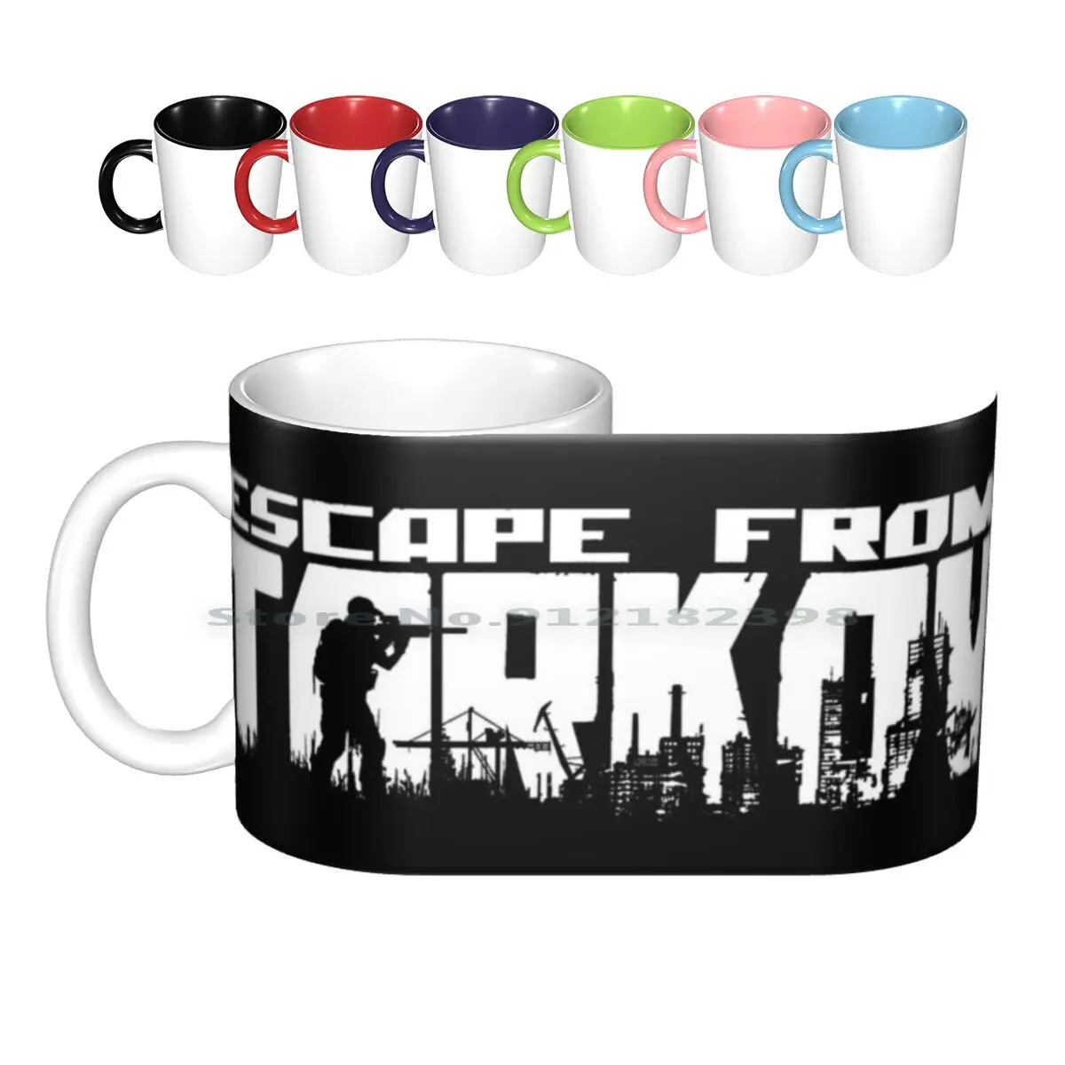 

Escape From Tarkov Logo Ceramic Mugs Coffee Cups Milk Tea Mug Escape From Tarkov Gaming Online Pc Cool Tarkov Logo Survival