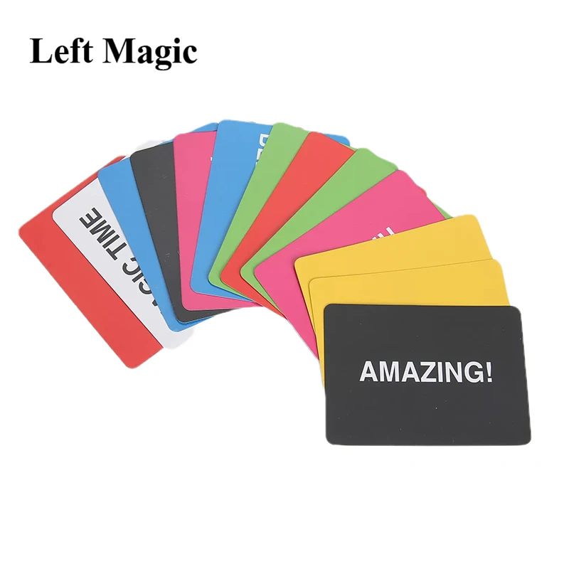 Same Choice Cards Magic Tricks Choice Same Color Close Up Street Stage Props Illusion Magic Props Children Toy Classic Toys