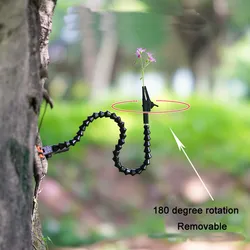 Macro photography insect single double pipe clamps stable wind-proof swing-proof flower tree plant outdoor photography Mini clip