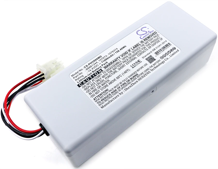 

Battery for 1056921,1058272,1076374,10767488881344989805626941 M48385-B0 14.4V/mA