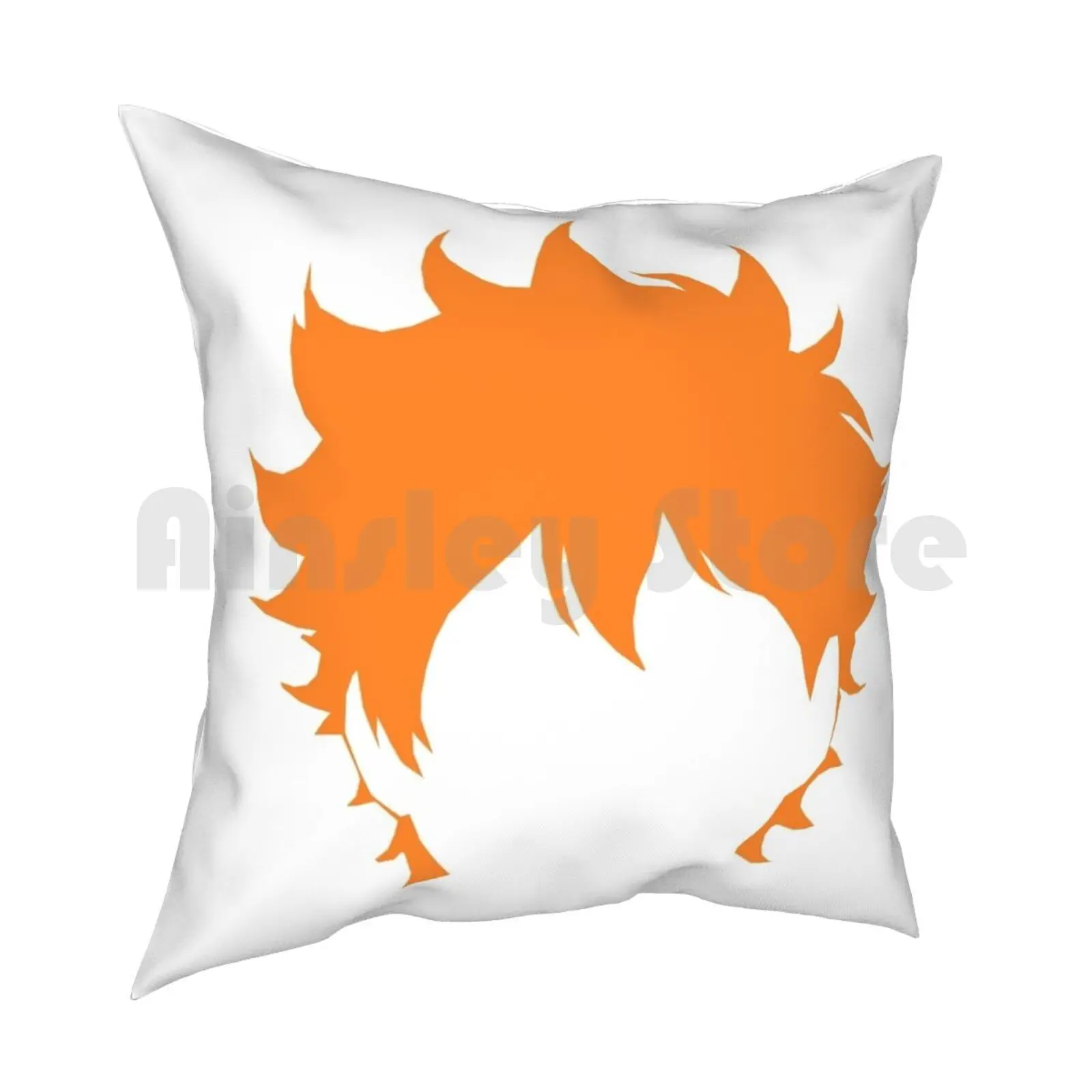 Haikyuu Hinata Pillow Case Printed Home Soft DIY Pillow cover Haikyuu Volleyball Anime Manga Hair Colour Cutout Character