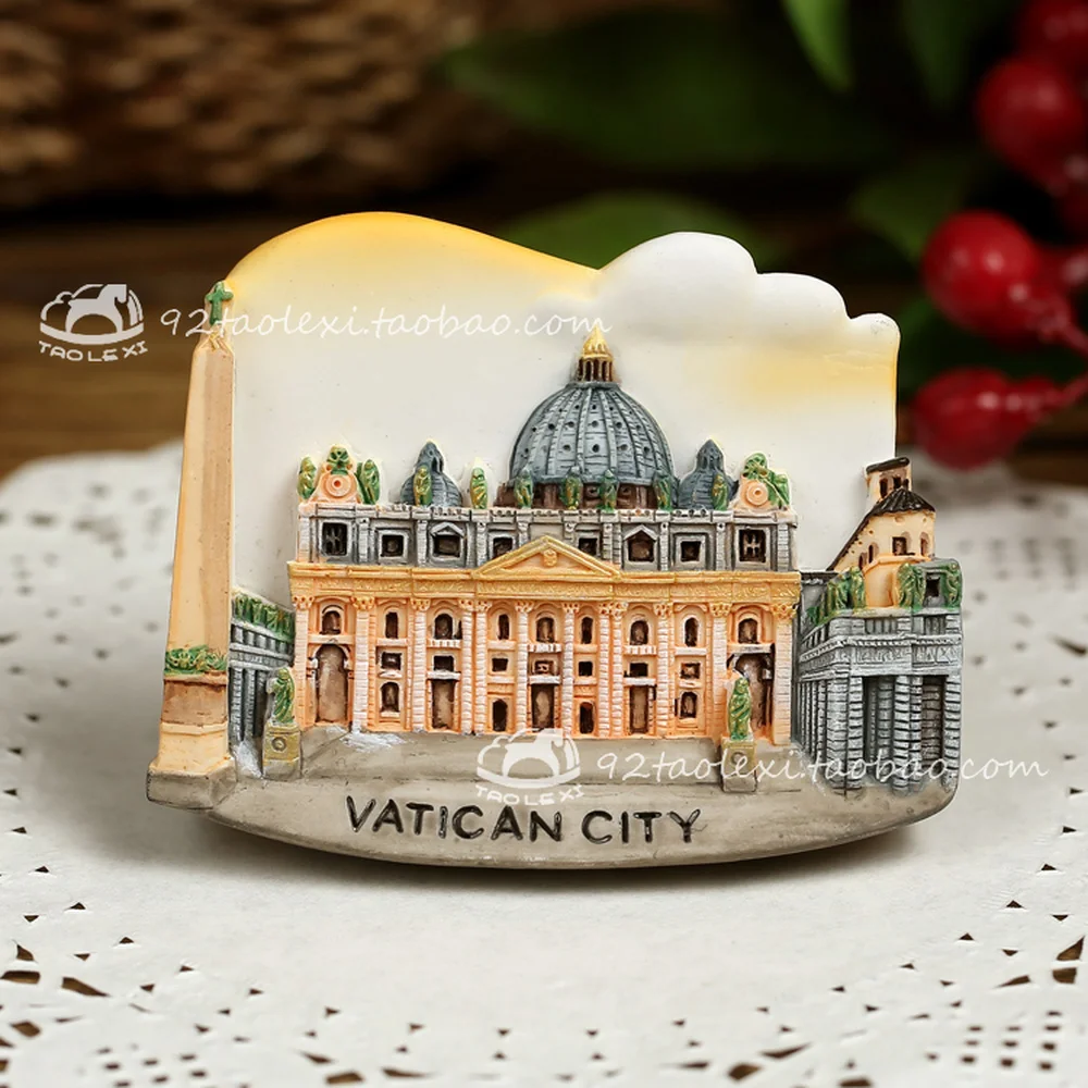 BABELEMI Italy Belgium Netherlands Brazil Vatican Resin Souvenirs Fridge Magnets Florence Amsterdam Milan Refrigerators Magnets