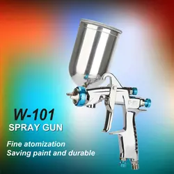 free shipping, Japan W101spray gun,W-101 HVLP spray gun manual car painting gun,gravity feed type with cup,w101 Pistol