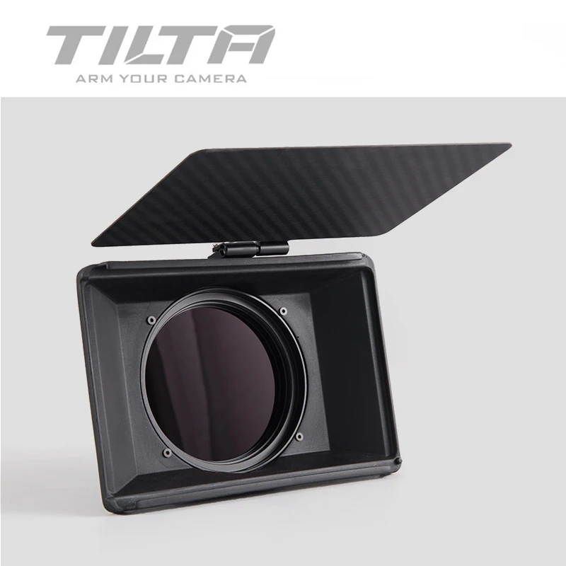 Tilta MB-T15 Mini Matte Box for DSLR mirrorless cameras mattebox lens ring 55mm 58mm 77mm 67mm 52mm for BMPCC 4K 6K A7 GH5 5D4