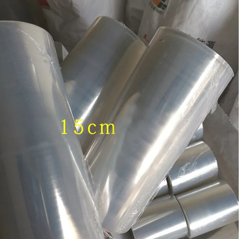 2 Roll /200 Meters PE Environment-friendly Wrapping Film Baling Film Packing Takeaway Sealing Plastic Wrap thickness 0.015mm