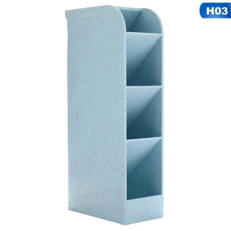 Nieuwe Geneigd Pen Houder Ins Briefpapier Opbergdoos Creatieve Mode Multifunctionele Desktop 4 Raster Desktop Pen Houder