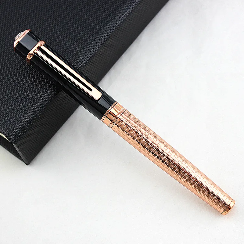 

Ручки для письма, металлические, серебристые, перьевая ручка золотого цвета пробы