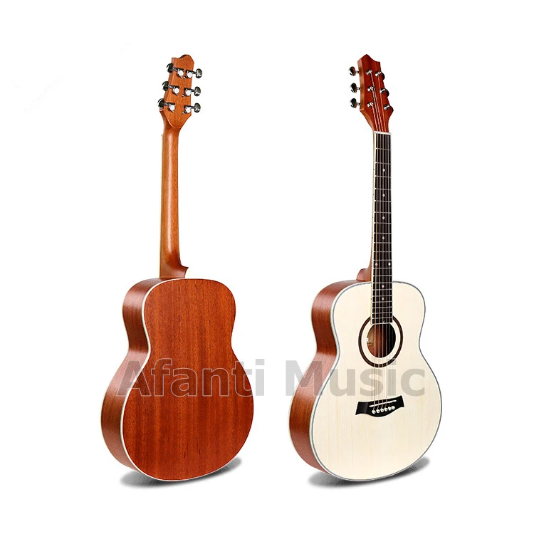 

Afanti Music 36 inch Spruce top / Sapele Back & Sides Acoustic guitar (WY-018)