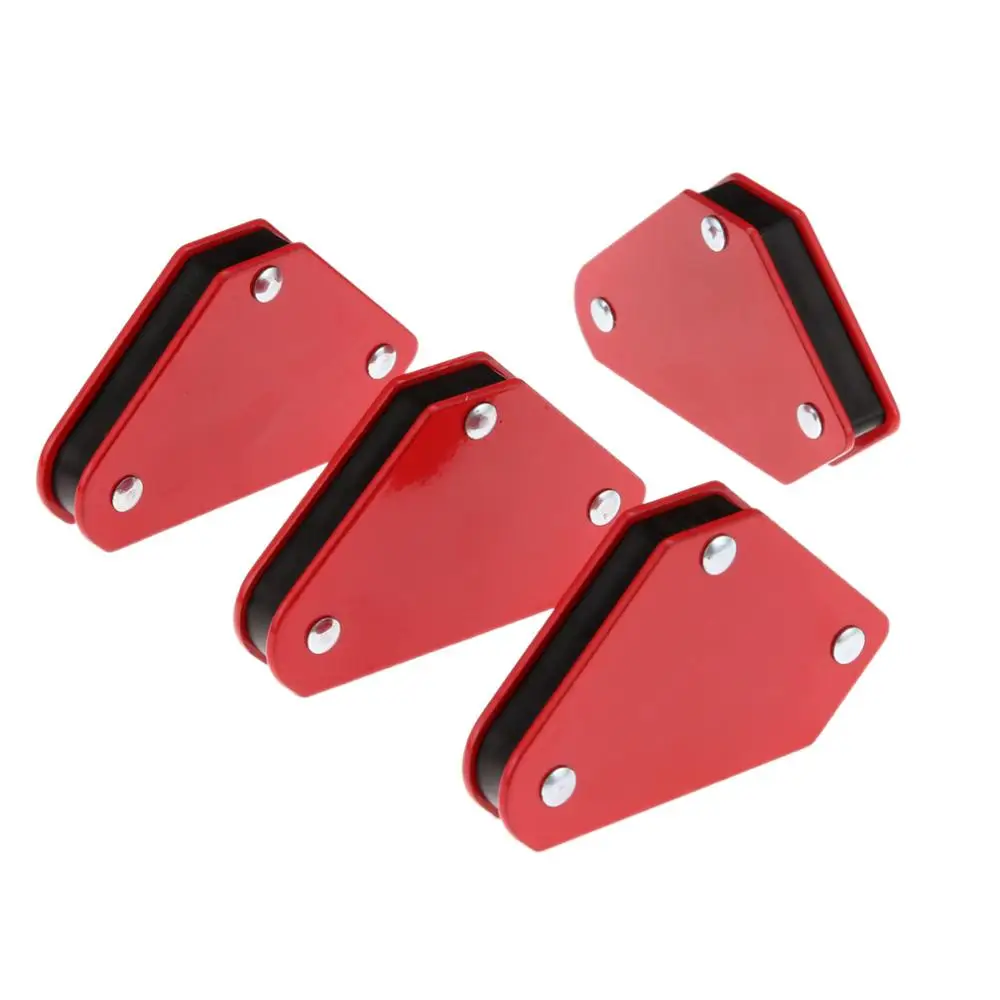 6 Pcs Triangle Welding Positioner Magnetic Fixed Angle Soldering Locator Tool Without Switch Welding Accessories