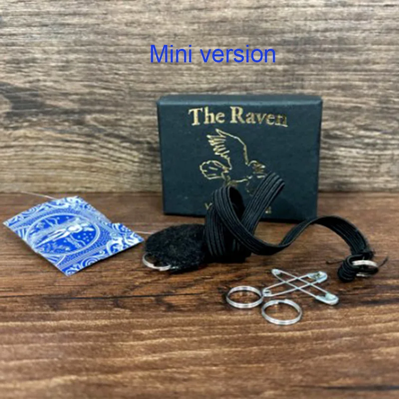 New Arrival Mini Raven Crow Vanishing Coin Magic Tricks Coin Disappear Close Up Illusions Gimmick Props Mentalism