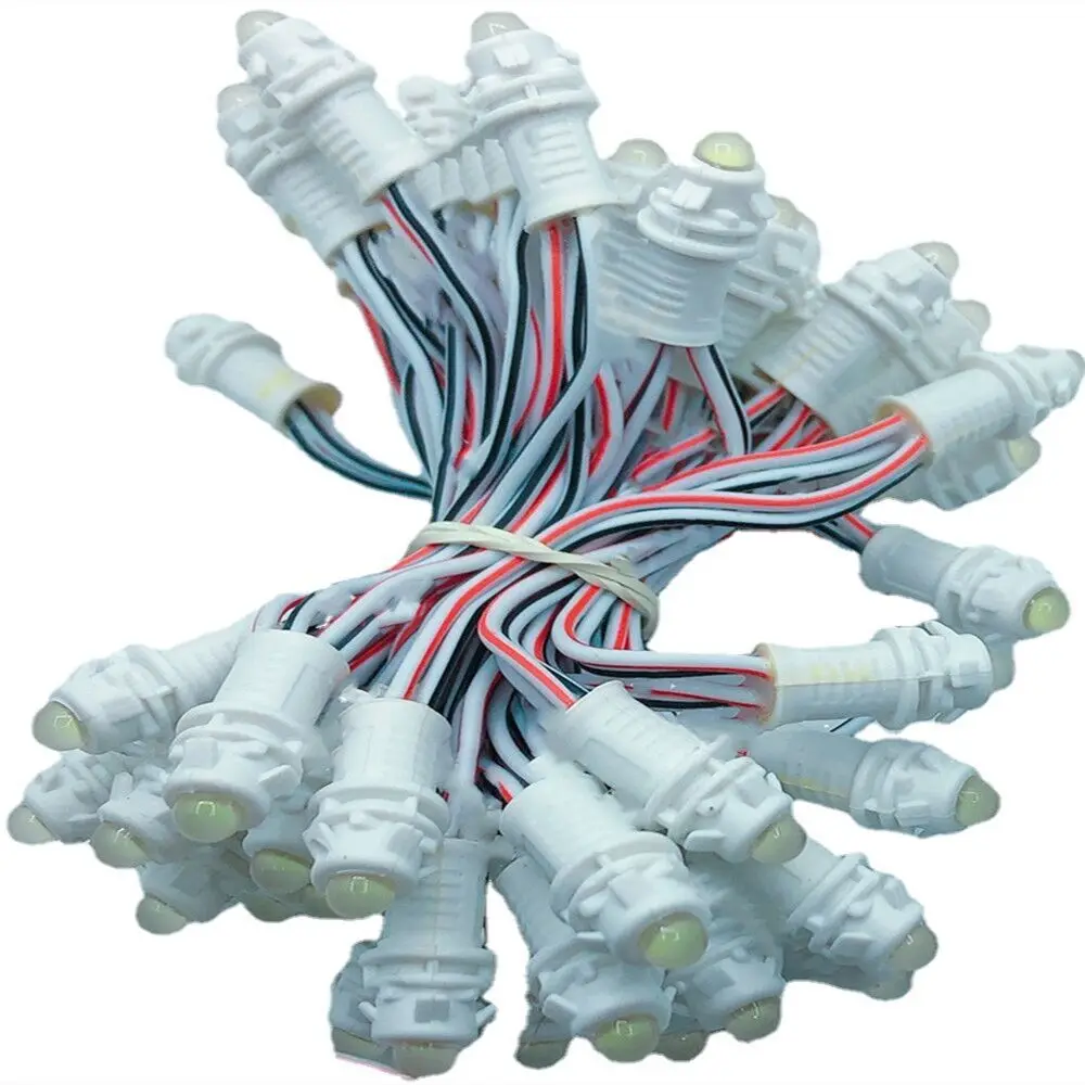 1000pcs DC12V 9mm Round Led Modules String Dimmable Advertisement Letters Waterproof Led Light Sign Pixel Christmas Decor Lights