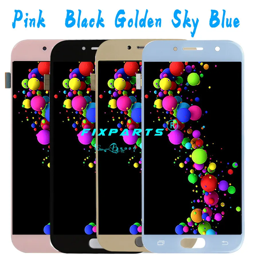 ЖК-дисплей AMOLED 5,2 дюйма для SAMSUNG GALAXY A5 2017 LCD A520 A520F, дисплей с сенсорным экраном и дигитайзером в сборе для SAMSUNG A520 LCD ЖК-дисплей AMOLED 5,2 дюйма для SAMSUNG GALAXY A5 2017 LCD A520 A520F, дисплей с сенсорным экраном и дигитайзером в сборе для SAMSUNG A520 LCD