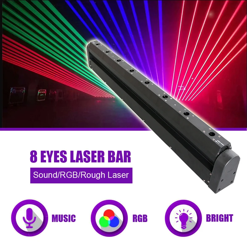 SUNART 8 Eyes RGB Stage Effect Laser Bar Beam Lighting: Een Uitgebreide Beoordeling en Handleiding