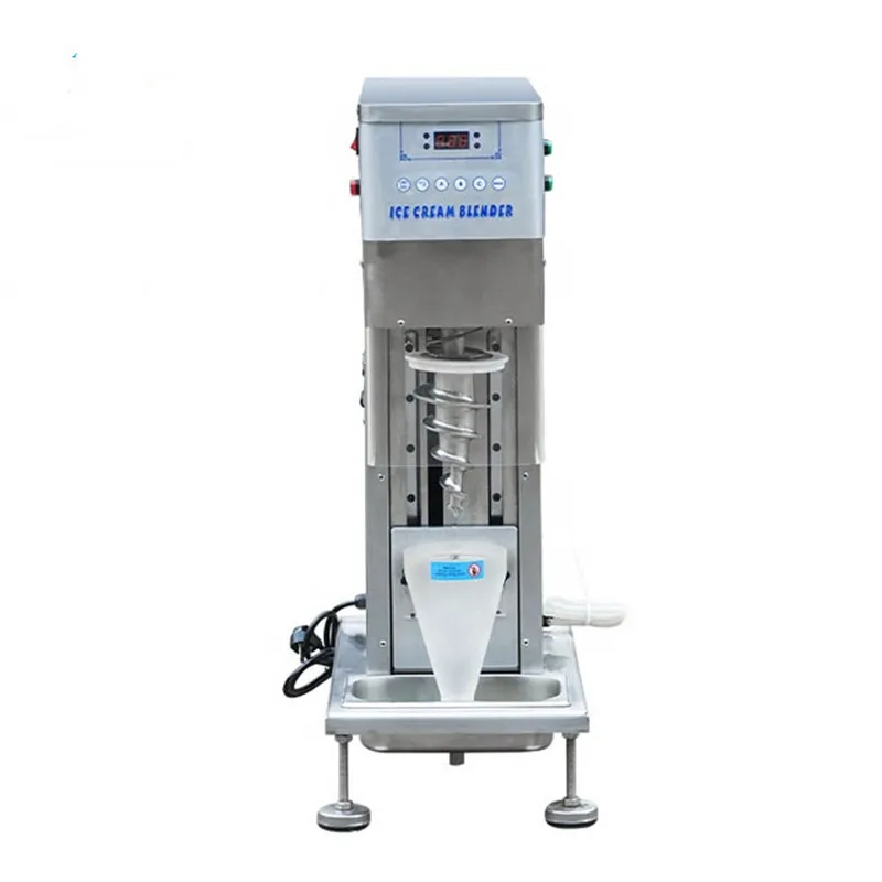 Swirl Drill Frozen Yogurt Real Fruits Ice Cream Blender Mixing Machine Freeze Yogurt Ice Cream Dessert Machine
