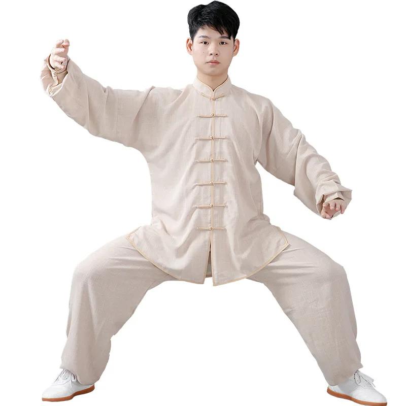 Uniforme de kung fu wushu, roupa tradicional chinesa para homens e mulheres, roupa para artes marciais adultos