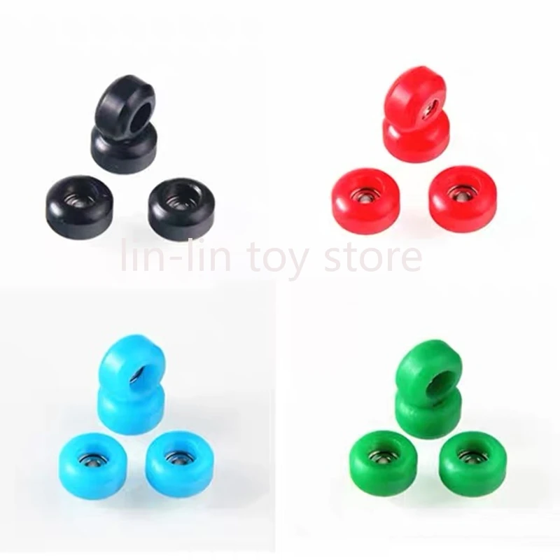 New Arrivals  4Pcs/Set Professional PU+Metal Urethane CNC Bearing Wheel For Wooden Fingerboard High Quality Wheels