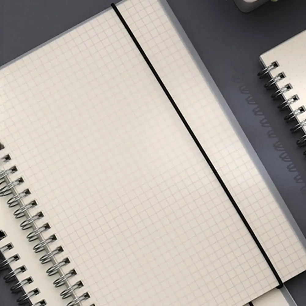 ฝาครอบโปร่งใสยืดหยุ่นเชือกร่าง Doodling โน้ตบุ๊ค Spiral สำหรับเด็ก