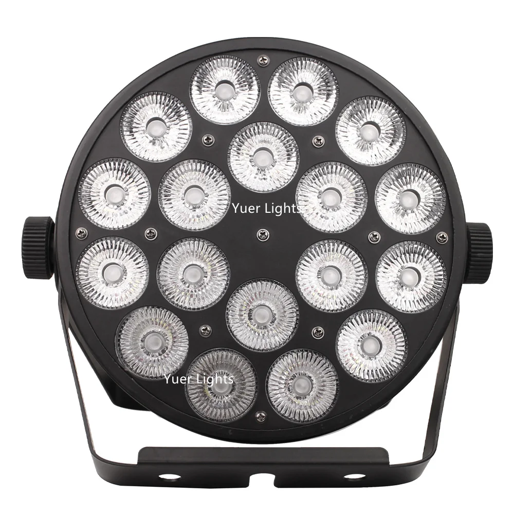 LED Par Light RGBWA-UV 18X15W Disco Wash Light Dj Equipments DMX 512 LED Uplights Stage Lighting Effect Dj Projector Disco Light