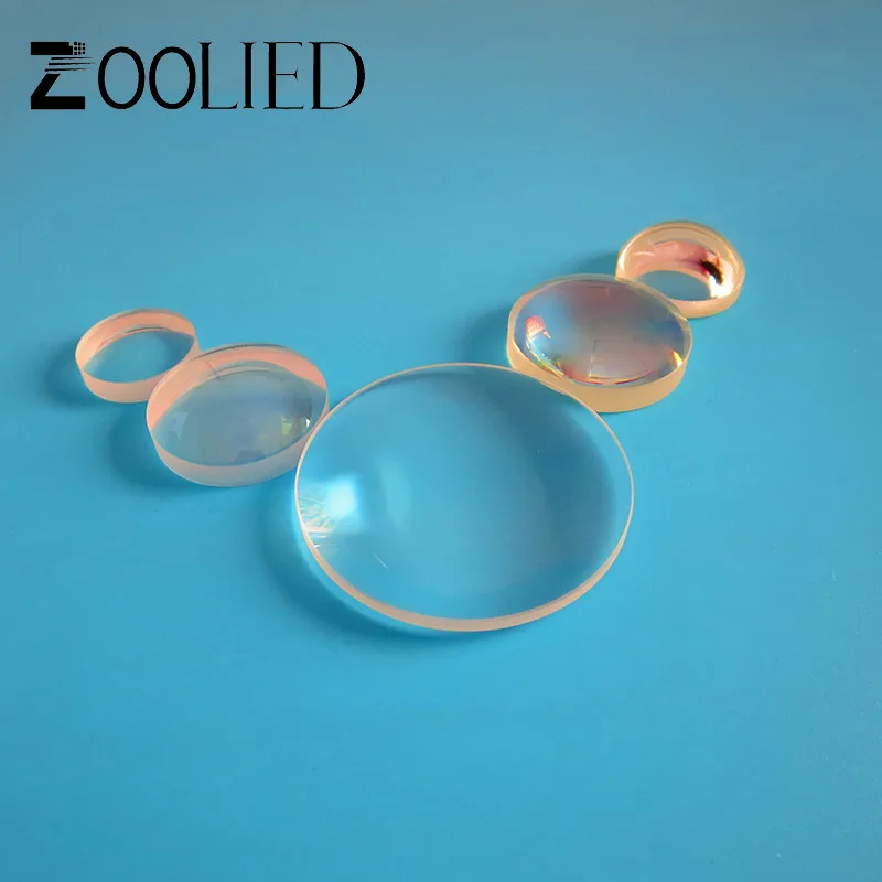(CDGM) F2 2pcs Dia7mm FL 42.05mm Optical lens  Mini F2 Plano convex lens for medical equipments instrument#170912BX2