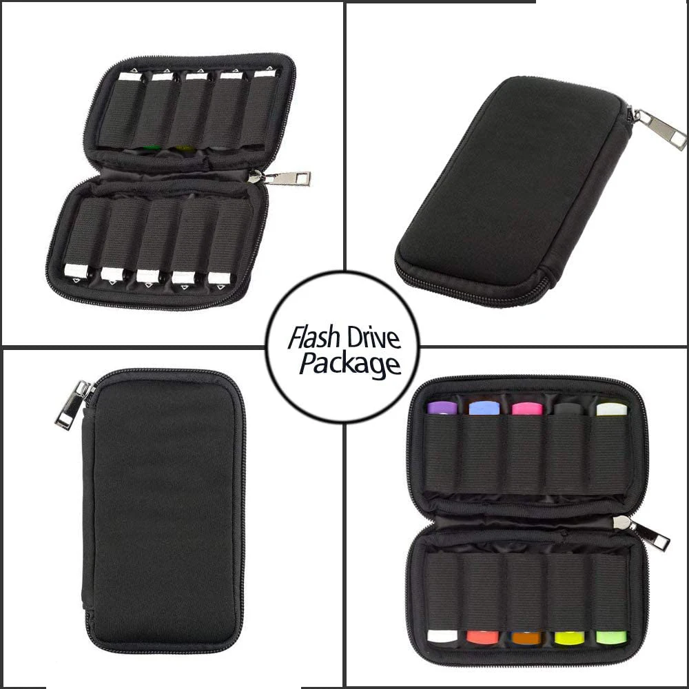 USB Flash Drive Case Storage Case Holder Storage Bag USB Flash Drive Electronic Accessories Organizer For USB Flash Drive Pen