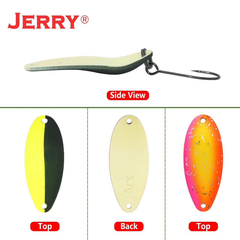 Cuchara Wobbler Jerry Serpent Micro de Latón – Trucha y Perca - imagen 2