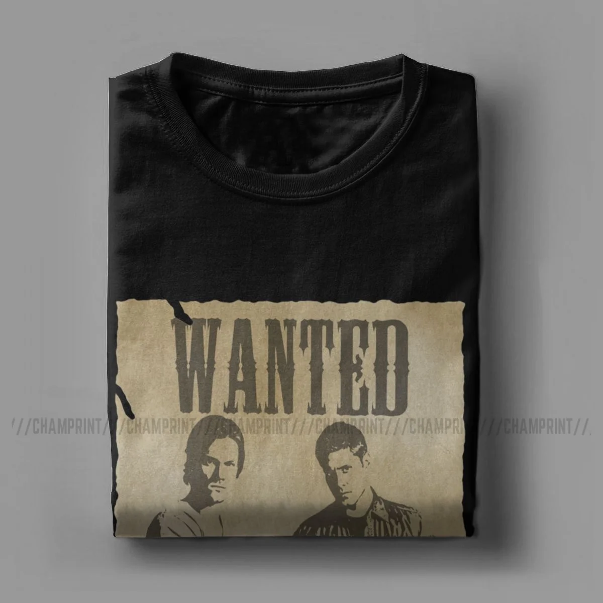 Supernatural Wanted Dead Or Alive T-Shirt Men Winchester Funny Cotton Tees O Neck Short Sleeve T Shirts Gift Idea Clothes