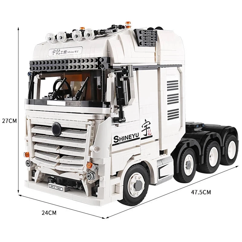 APP Remote Control The Electric City Truck Compatible 42043 Benzs Arocs Car Educational Blocks Bricks DIY Toys Christmas Gift