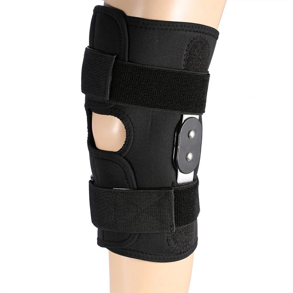 Adjustable Medical Knee Joint Fixed Brace Support Orthosis Patella Knee Compression Sleeve Splint Support Rehabilitation Bracket