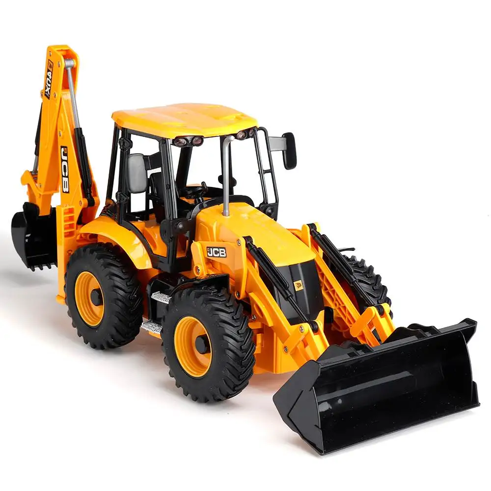 1/20 RC Excavator Tractor Truck for Kids Caterpillar Machine 2.4GHZ 11CH Engineering Car Radio Remote Controlled Toys for Boys