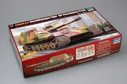 Trumpeter model kit 00378 1/35 German Geschutzwagen Tiger fur 17cm K72 tank