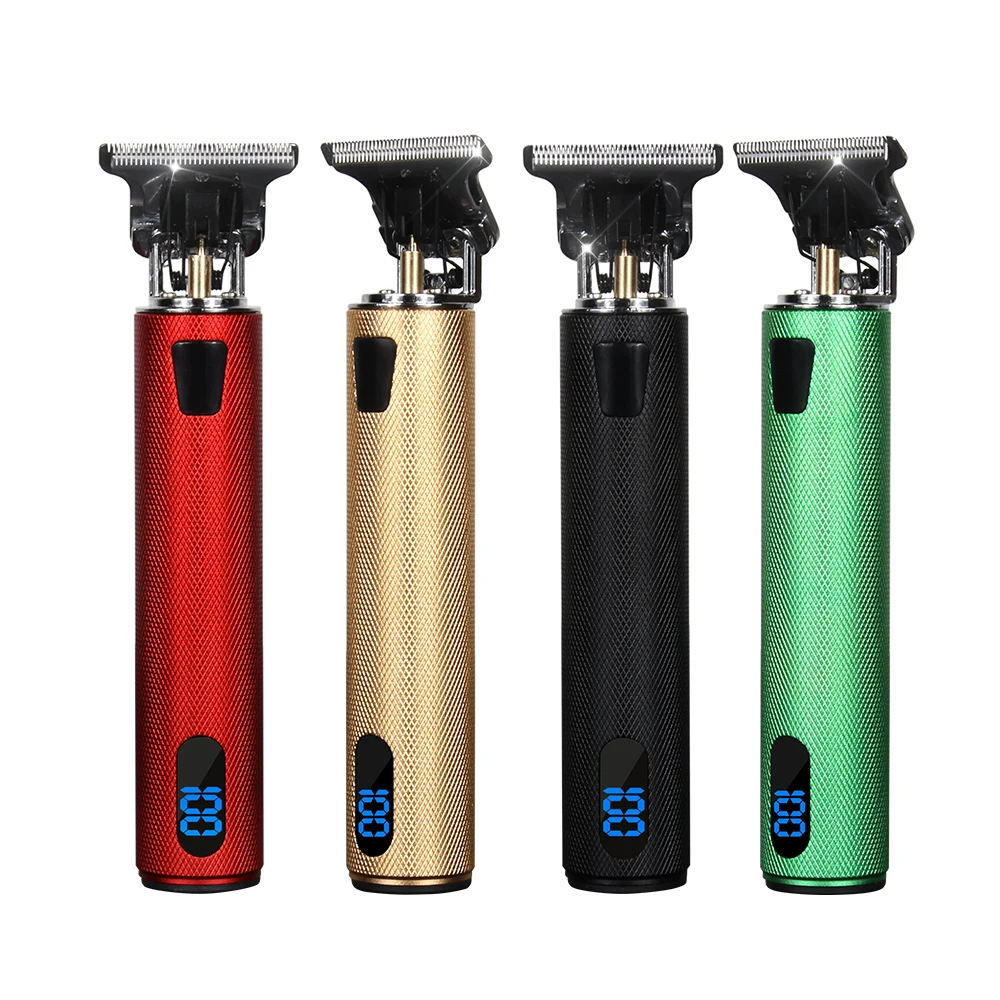 2023 New T9 LCD Electric Trimmer USB Hair Clippers Rechargeable Shaver Beard  Chargeable Barbershop For 0mm Men  Cutting Machine