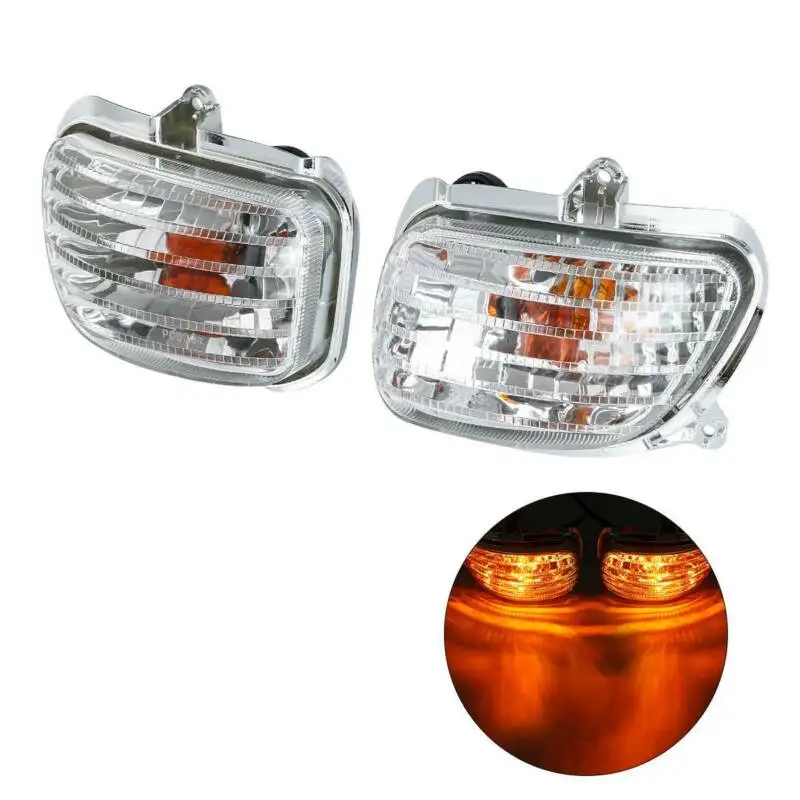 Motorcycle Plastic Front Left Right Turn Signal Lights For Honda Goldwing GL1800 2001-2017